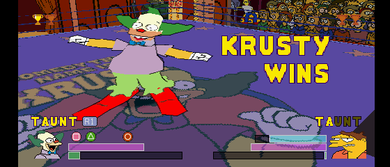 The Simpsons Wrestling Screenthot 2